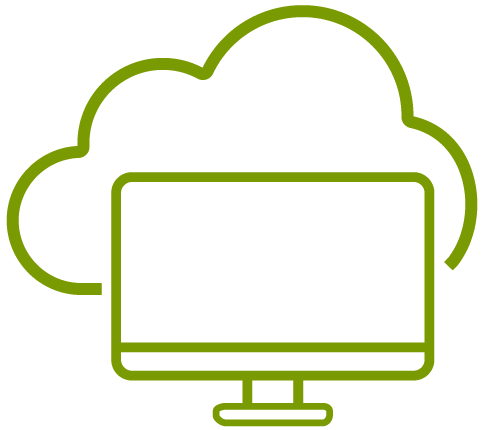 Azure cloud services virtual desktop icon