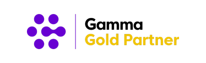 Communications and connectivity Gamma Gold Partner Logo