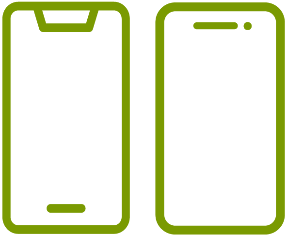 Croft enterprise business mobile hardware green icon