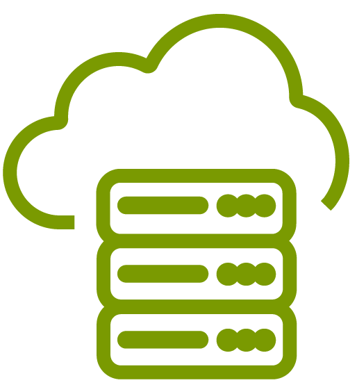 Azure managed services hybrid cloud icon