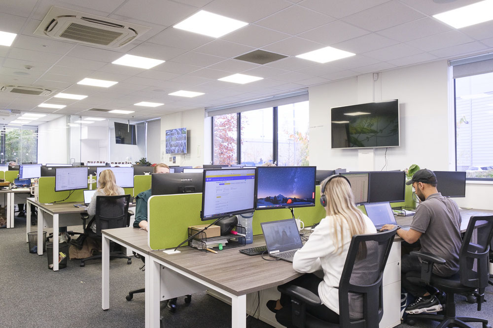 Managed service provider London - Croft's open plan office