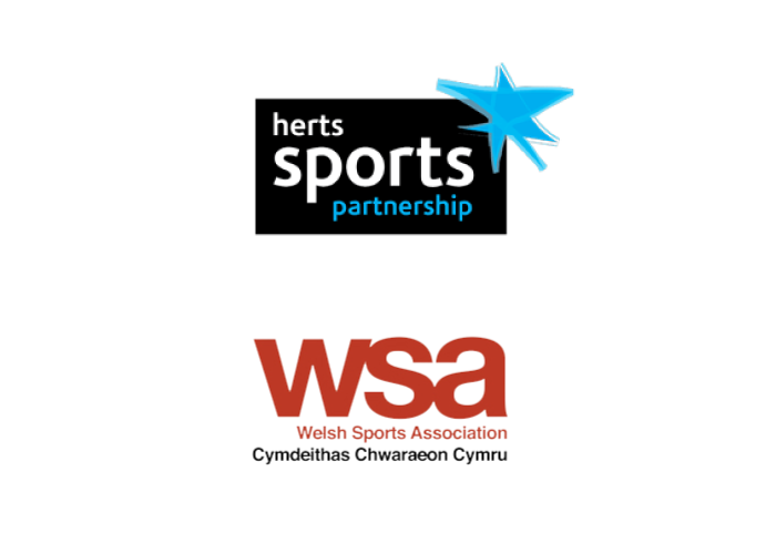 HSP logo and Welsh sports association logo